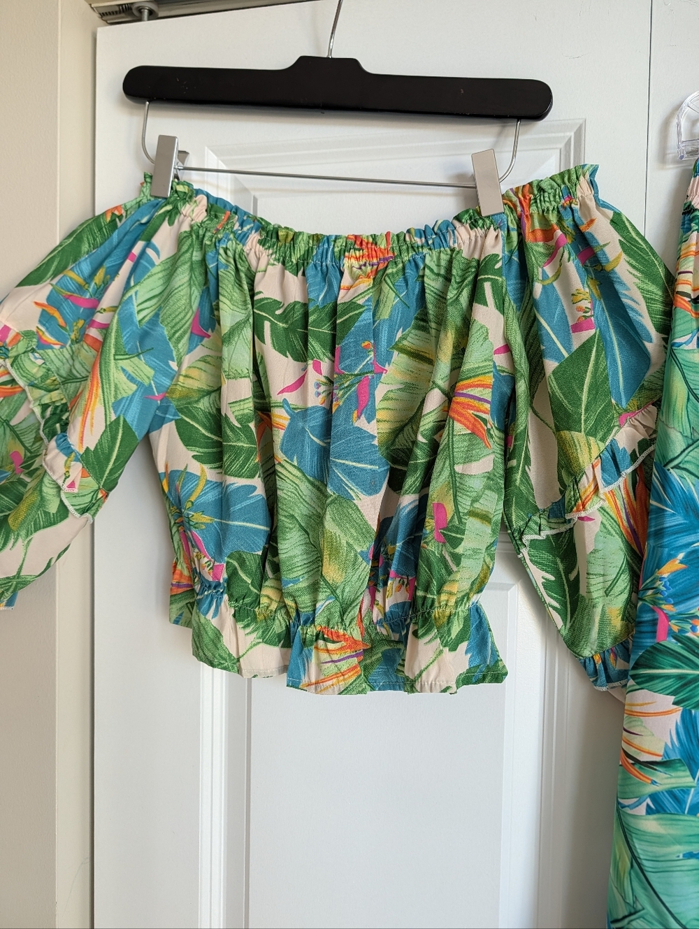 Rachel Zoe Tropical Palm Print Set - Picture 3 of 6
